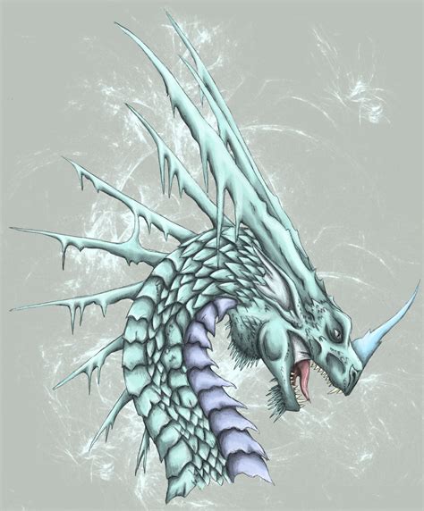 Ice Dragon Head By Sheranuva On Deviantart