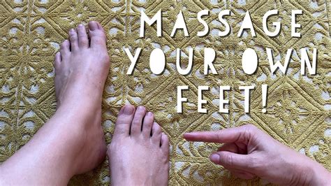 a foot massage i massage my left foot and you can re watch to massage your second foot ️