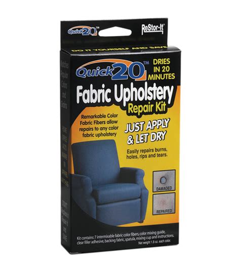 But when you use the master manufacturing repair kit, you are open to repair different colored garments. Quick 20 Fabric Upholstery Repair Kit- | Jo-Ann