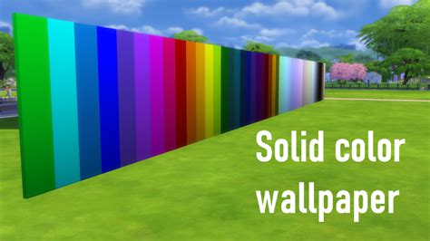 Mod The Sims Solid Color Wallpaper