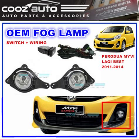 Myvi lagi best modified bodykit. Perodua Myvi Lagi Best 2011 - 2014 Fog lamp Fog light ...