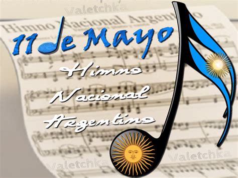11 De Mayo Día Del Himno Nacional Argentino Agenda Escolar