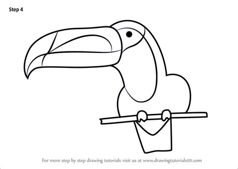 How To Draw A Toucan For Kids Animals For Kids Step By Step