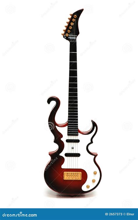 Rock Guitar Isolated Stock Image Image Of Fashion Neck 2657373