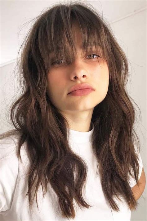 79 Stylish And Chic How To Cut Wispy Bangs Thick Hair Hairstyles