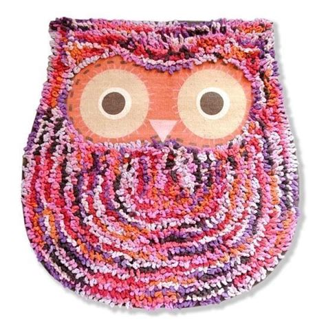 Owl Shaggy Owl Rug Owl Fabric Owl