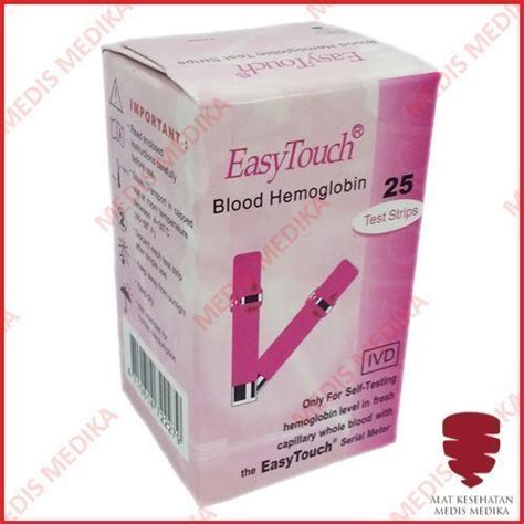 Jual Easytouch Strip Hemoglobin Test Hb Refill Isi Easy Touch Di