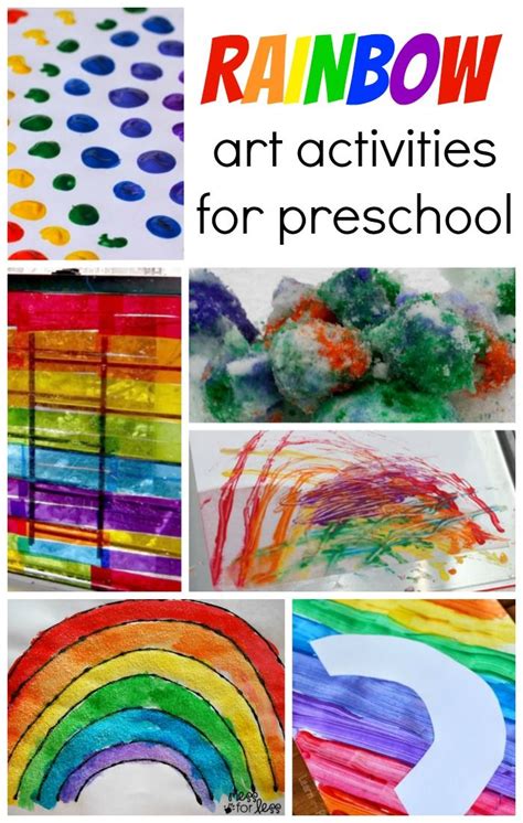 Rainbow Art Activities For Preschool Art Activities Preschool Arts