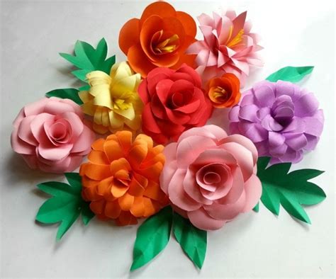 Blumenstrauß Basteln Aus Papier | dansenfeesten