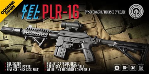 Socom Gear Announcing The New Licensed Kel Tec Plr 16 Airsoft Rifle