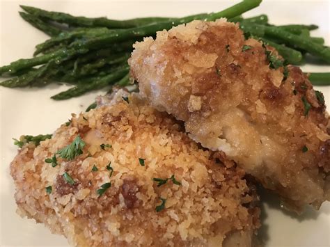 If you do not have an oven, you can. Baked "Fried" Chicken...Bone in Chicken Thighs and Legs, Coat with Mayo and Crushed Potato Chips ...