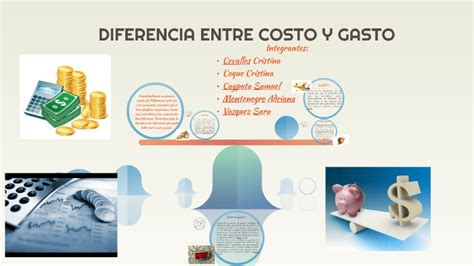 Diferencias Entre Costo Y Gasto Cuadro Comparativo