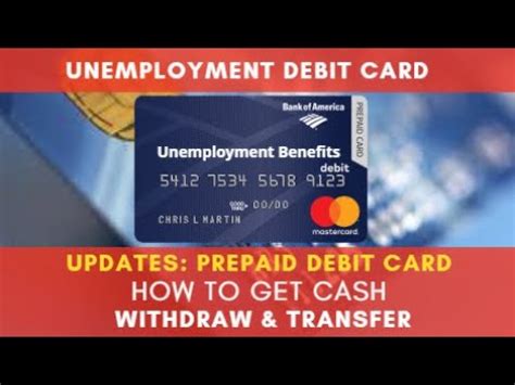 This option can be set up by going online to the bank of america cardholder website. UPDATES: Unemployment Debit Card How to Get CASH, Withdraw & Transfer - YouTube