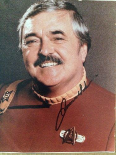 James Doohan As Scotty Star Trek 8 X10 Color Photo Slight Crease In