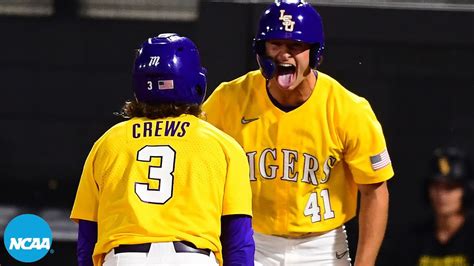 Lsu Baseball Scores 10 Runs In The 8th To Complete Ncaa Regionals