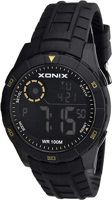 Digitale Sportliche XONIX Armbanduhr Stoppuhr Mit 100 Zwischenzeiten