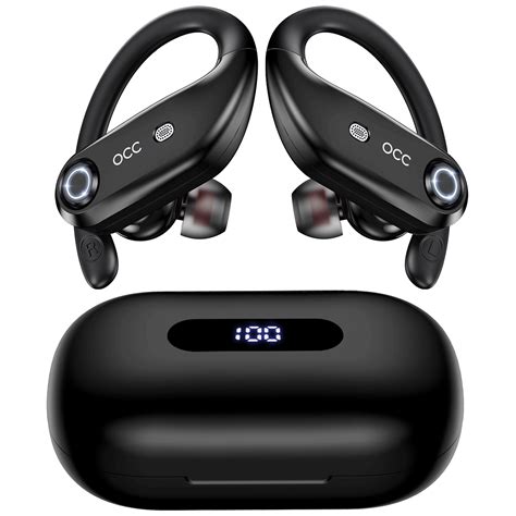 Bluetooth Headphones 4 Mics Call Noise Reduction 64hrs Ipx7 Waterproof