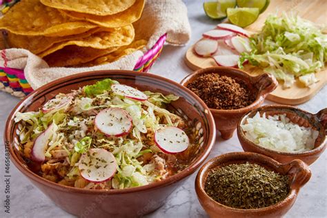 Sopa De Ma Z Mexicana Pozole Comida Tradicional En M Xico Hecha Con