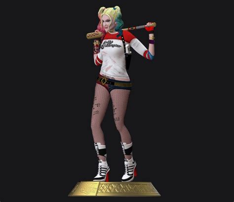 Harley Quinn Suicide Squad File Stl 3d Printer