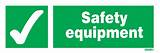Images of Safety Equipment Signs