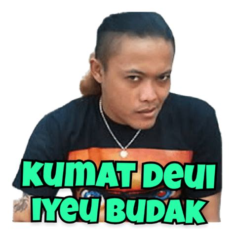 Jaka juga sudah siapkan stiker wa lucu sunda di bawah ini, geng! stiker sunda lucu