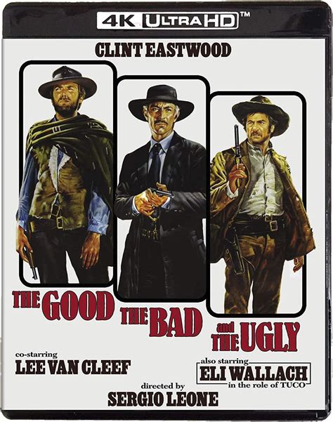 The Good The Bad And The Ugly 1966 Kino Lorber Blu Ray 4k Uhd
