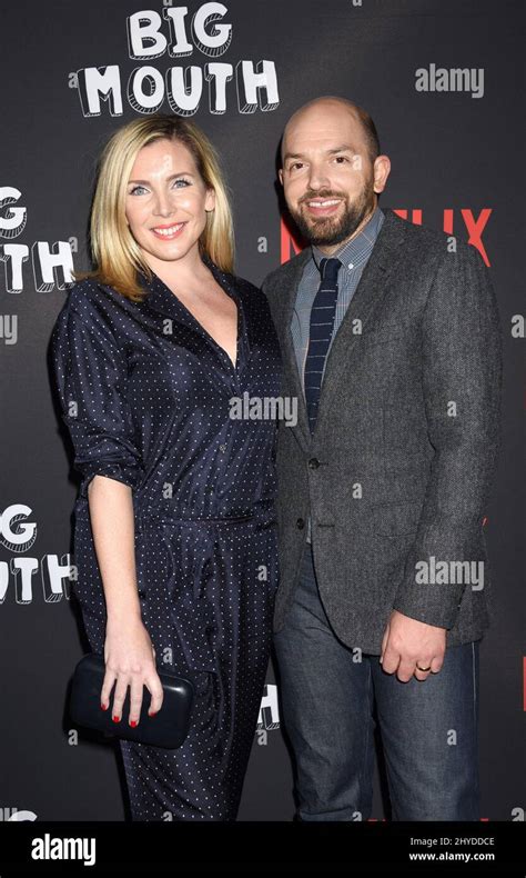 June Diane Raphael And Paul Scheer Big Mouth Premiere Party Held At