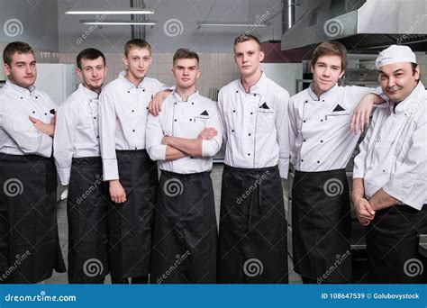 Chef Restaurant Teamwork Professional Staff Stock Image Image Of Work