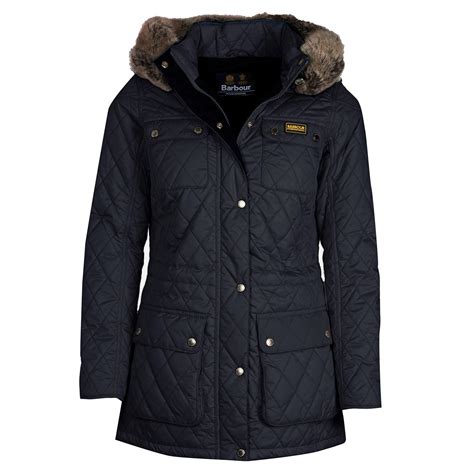 Barbour International Womens Enduro Quilted Jacket Quilted Coats