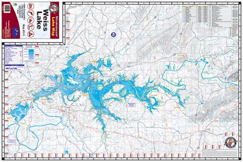 Weiss Lake 315 Kingfisher Maps Inc