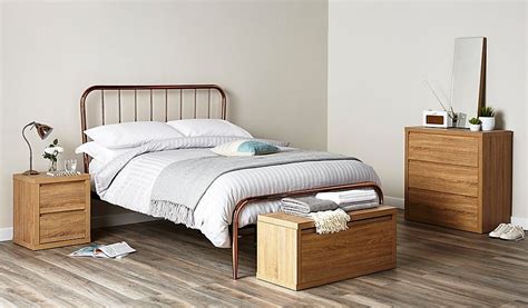 Valerie Copper Bed Double Beds George At Asda