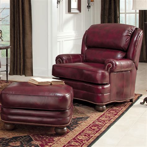 Find great deals on ebay for chintz chair. Leather Upholstered Chair and Ottoman by Smith Brothers ...