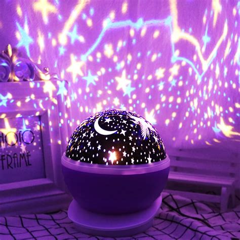 Bedroom Star Projector Colorful Led Projector Night Light Romantic Sky Star Bring The
