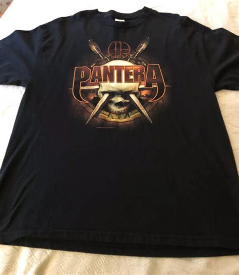 Pantera Skull Daggers 2003 Double Sided T Shirt Rock Vtg Xl Euc Ebay