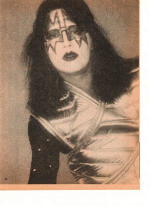 Kiss Ace Frehley Teen Magazine Pinup Clipping S Rockline Looks Tired Bop Teen Stars