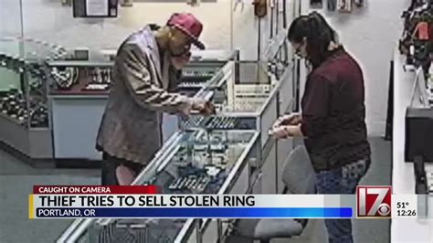Thief Tries To Sell Stolen Ring To Pawn Shop It Was Stolen From Police