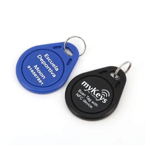 most popular abs material rfid keychain xinyetong