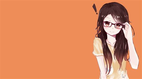 Anime Girl With Specs