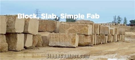 Kasota Amber Select Stone Blocks From United States