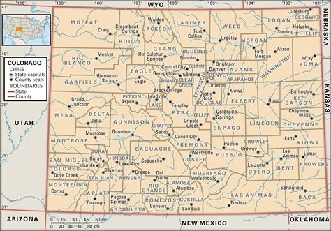 Map Of Colorado Counties Colorado Map County Map Colorado