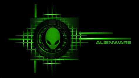 Green Alienware Desktop Wallpaper