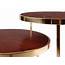Round Wooden Coffee Table TARSIA By Malabar