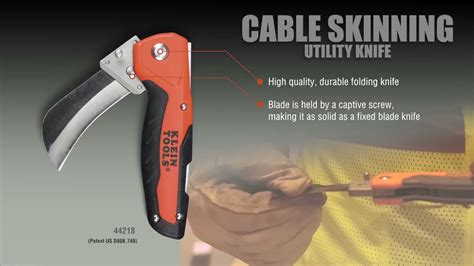 Cable Skinning Utility Knife Wreplaceable Blade 44218 Youtube