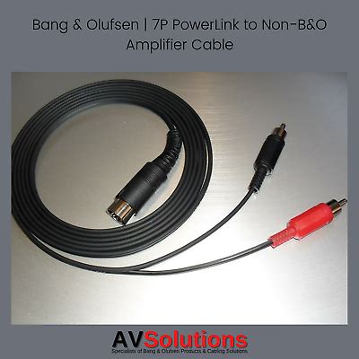 B O Powerlink Pl To Non Bang Olufsen B O Amplifier Cable Hq