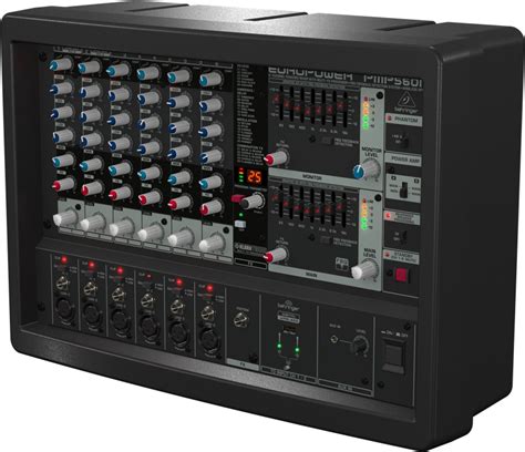 MusicWorks : Pro Audio Live Sound - Powered Mixers - Powered Mixers - Behringer Mixer 500W 6-Ch w/FX