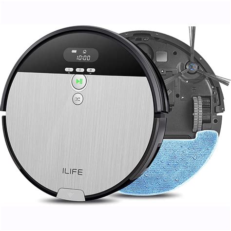 Restored Ilife V8s Selfnavigating 2in1 Cleaning Robot Vacuum