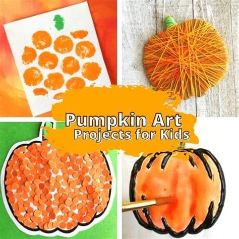 9 Easy Pumpkin Art Ideas For Kids Little Bins For Little Hands