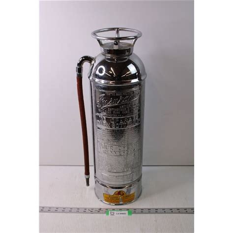 Vintage Metal Fire Extinguisher Bodnarus Auctioneering