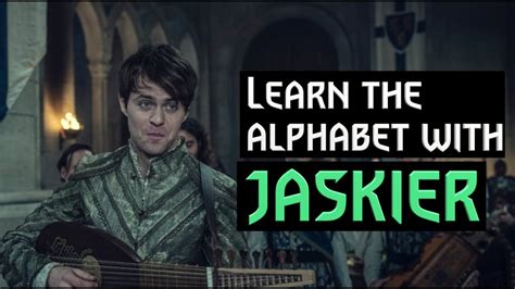 Learn The Alphabet With Jaskier Witcher Youtube