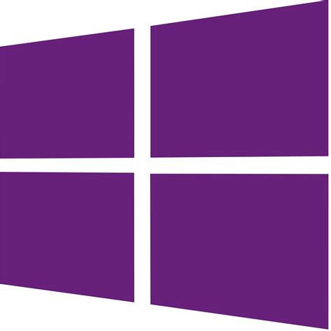 Purple Windows Logo